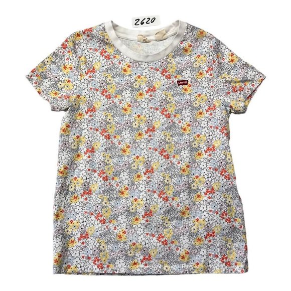 Levi's floral t-shirt  short sleeve  Size: XS - Picture 1 of 10